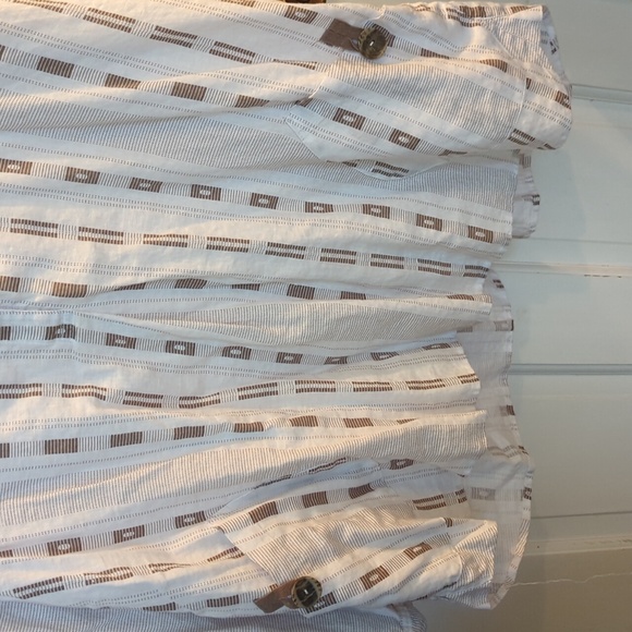 White and camel tunic from John Mark 2 x - Picture 2 of 3